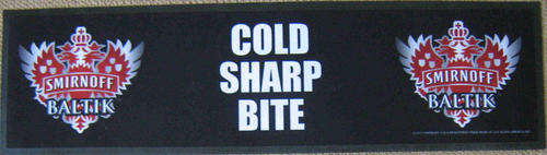 Smirnoff bar runner bar mat wetstop                      bw7