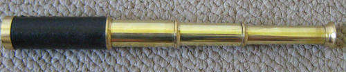 Telescope brass with leather overlay                                                    nb7