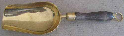 Solid cast brass coal scoop                                                              nb7