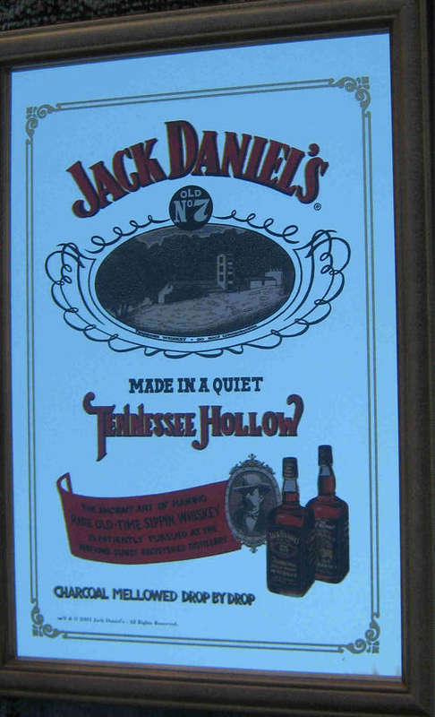Jack Daniel's bar mirror