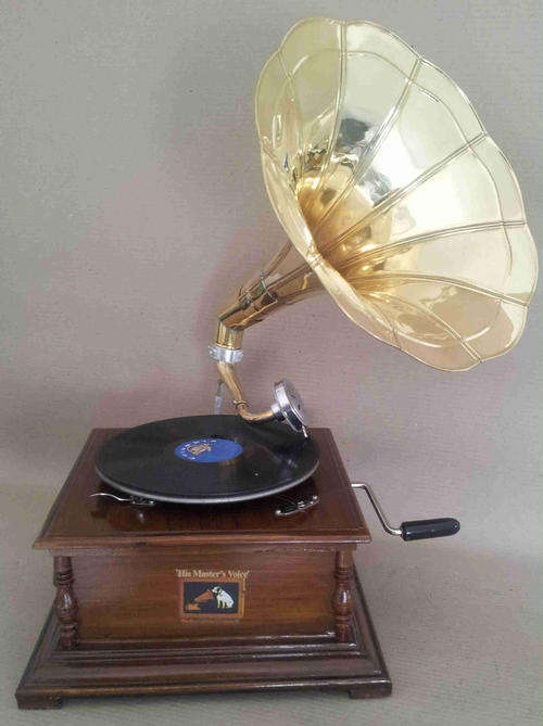 Gramophone His Masters Voice. Antiquated