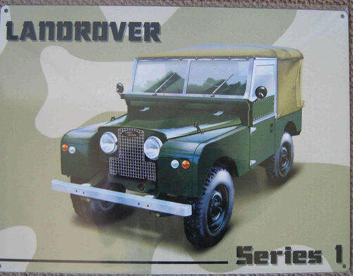 Land Rover. Series 1 metal sign                                                       mt21