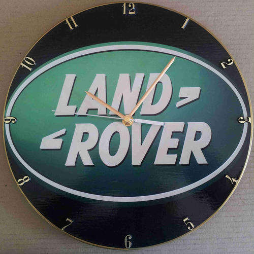Land Rover vinyl clock