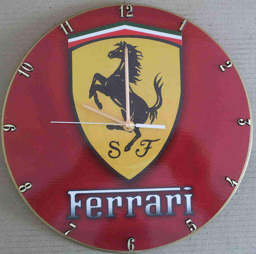 Ferrari vinyl clock                                                               clk2