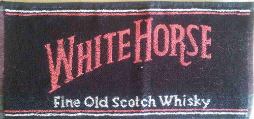 White Horse whisky bar towel                                                                 bw9