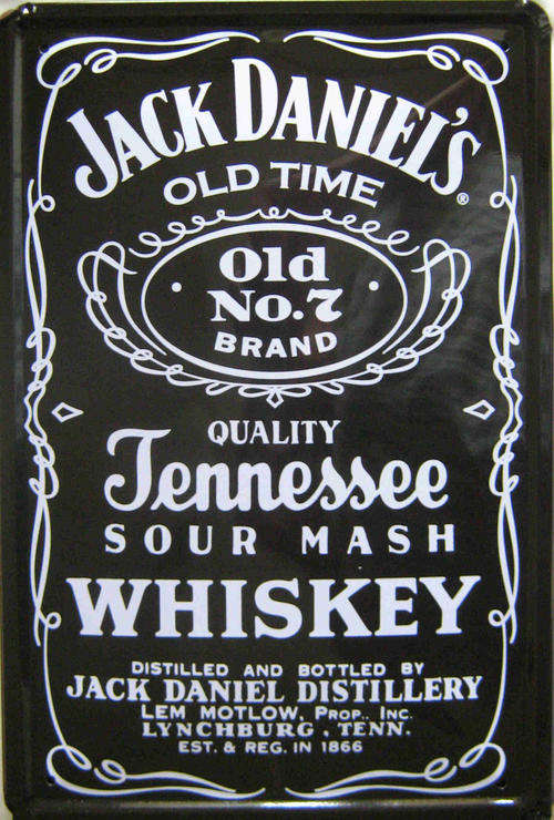 Jack Daniels metal sign                                                                        mt1