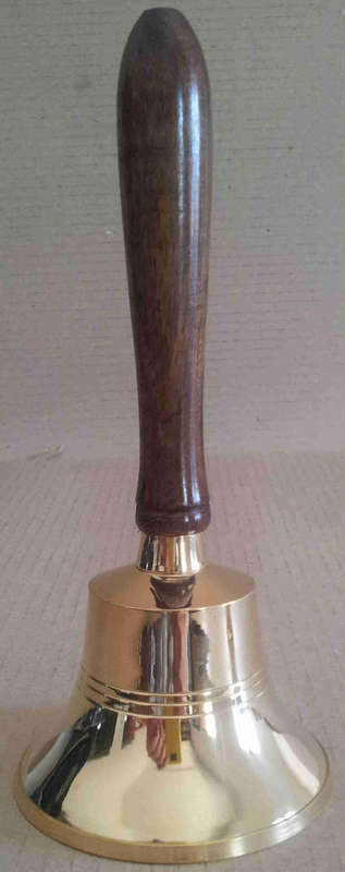 Hand/school bell solid brass                                                      nb2