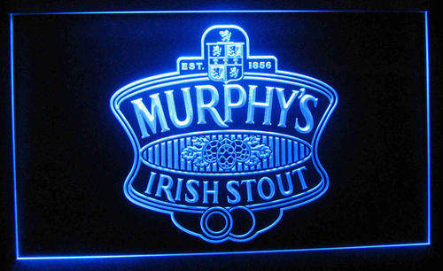 Murphys Irish stout neon sign. 220v                                                       bd3