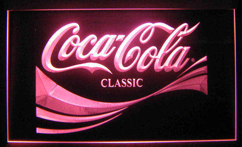 Coca-Cola Classic neon sign. 220v                                                      bd2