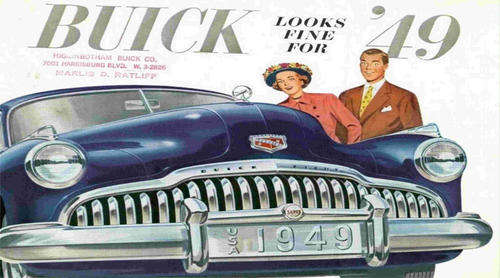 Buick  BIG metal sign. 68 x 43cm