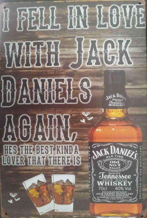 Jack Daniels  metal sign                                                 mt1