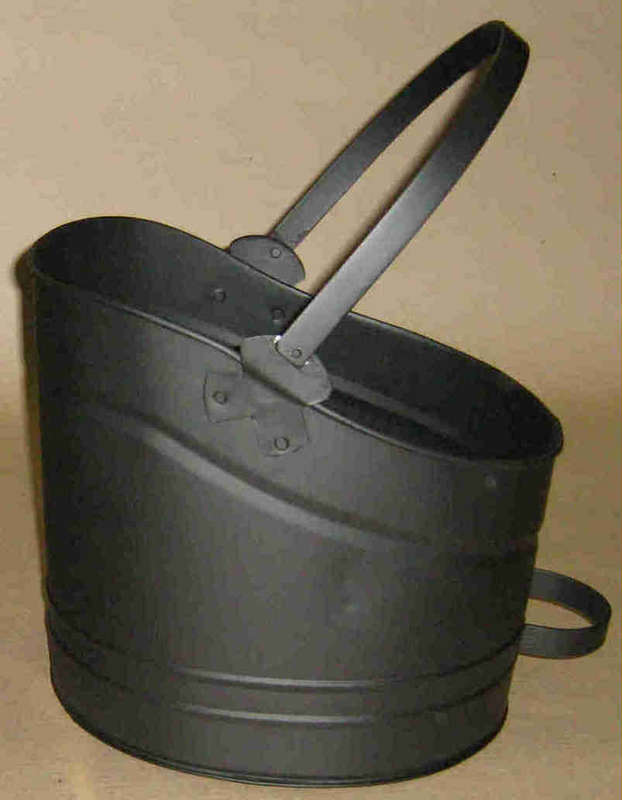 Fireplace. Coal bucket black                            cb1