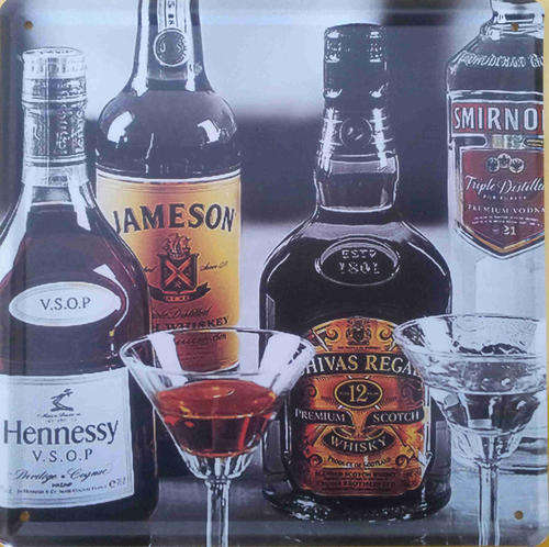 Whisky. metal style pub sign               bd3