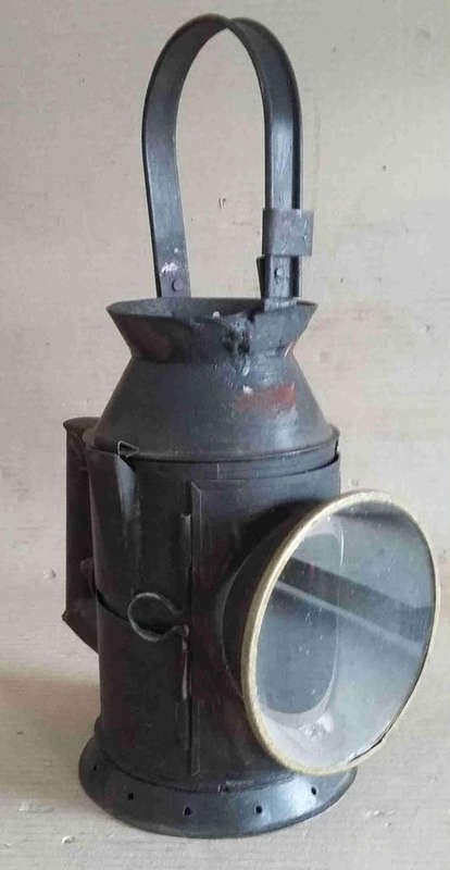 Vintage railway lamp