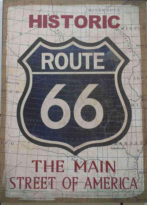 Route 66 canvas print                                                                 bd5