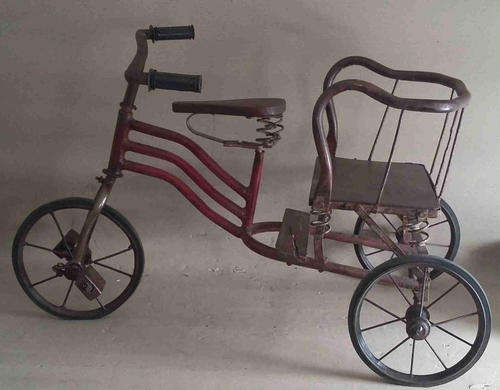 Vintage childs tandem tricycle
