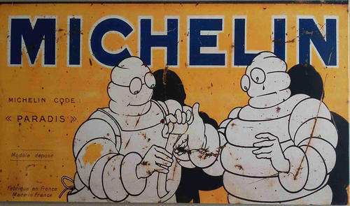 Michelin Tires  BIG metal sign. 78 x 48cm                                 mt36
