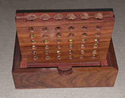 Connect 4 wood game
