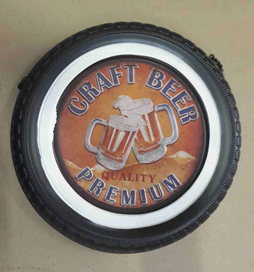 Craft beer premium quality. Man Cave /garage decor.