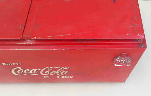 Vintage Double Coca-Cola metal cooler box
