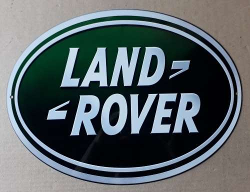 Land Rover Aluminium sign From UK.