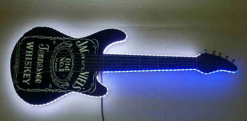 Jack Daniel's Guitar ,illuminated wall decor.