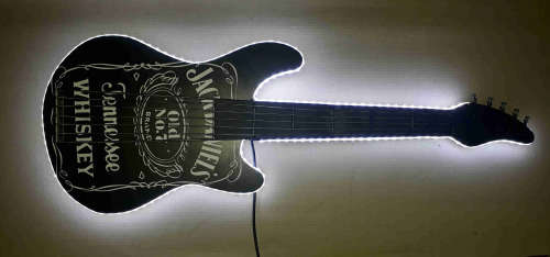 Jack Daniel's Guitar ,illuminated wall decor.