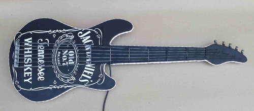 Jack Daniel's Guitar ,illuminated wall decor.
