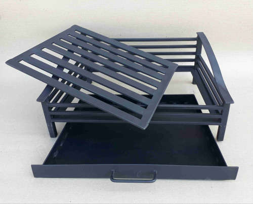 Traditional grate / ash pan combo. 55cm x 35cm. Heavy Duty.