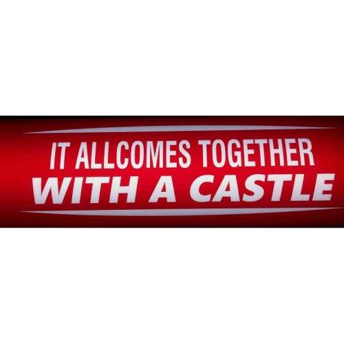 Castle Lager, it all comes with. Pub,bar, man cave,  advert light box . LED.