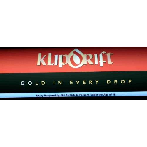 Klipdrift. Pub,bar, man cave,  advert light box . LED.
