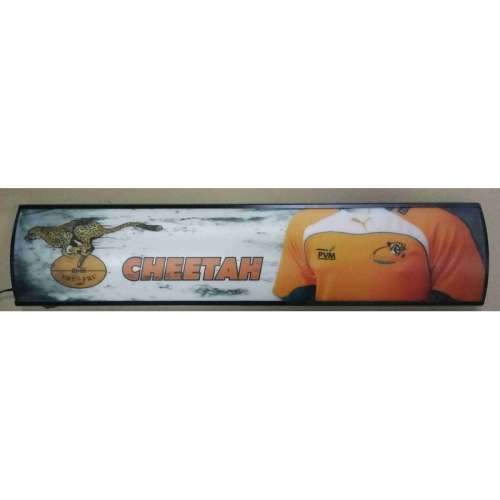 Cheetah. Pub,bar, man cave,  advert light box . LED.