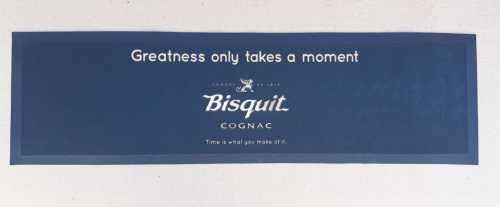 Bisquit cognac bar mat, wetstop/ bar runner