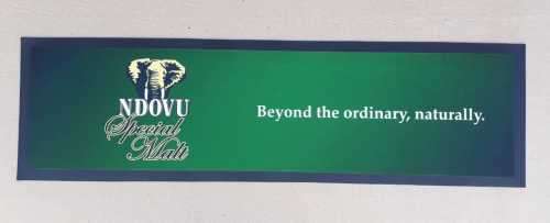 Ndovu special malt bar mat, wetstop/ bar runner