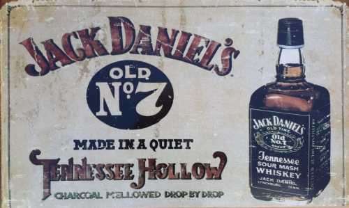 Jack Daniel`s Old no 7 Big Metal sign.