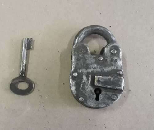 Vintage padlock. Replica. functional