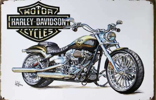Harley-Davidson Motorcycles metal sign