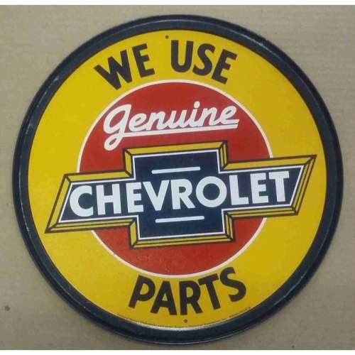 Chevrolet Genuine Parts metal sign