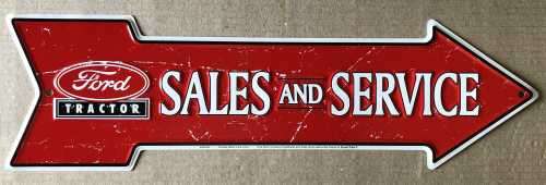 Ford Tractor Sales & Services Metals Sign