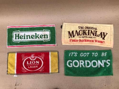 10 x Assorted Bar Towels