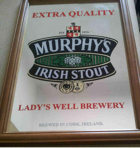 Murphy`s pub / bar mirror.