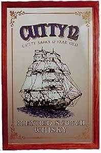 Cutty 12 pub / bar mirror.