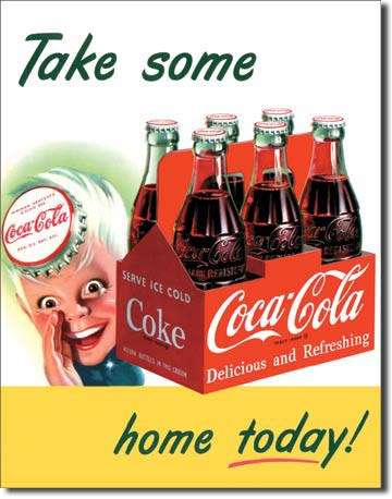 Coca-Cola Sprite boy ,take some home metal sign