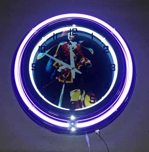 Captain Morgan double neon clock. 220V