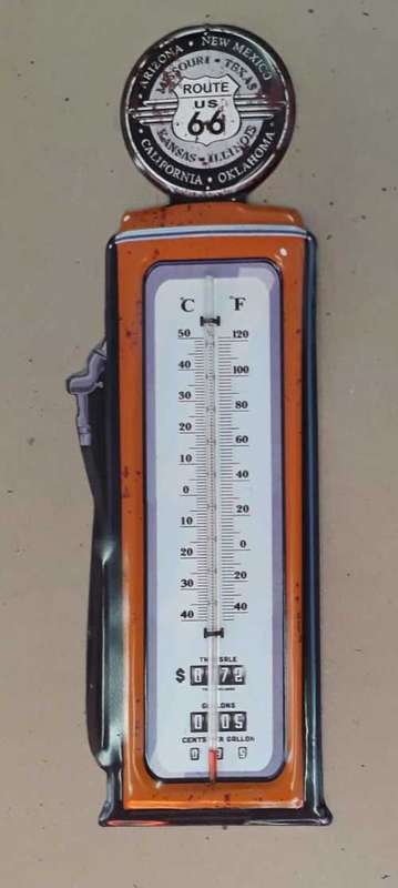 Route 66 metal Thermometer