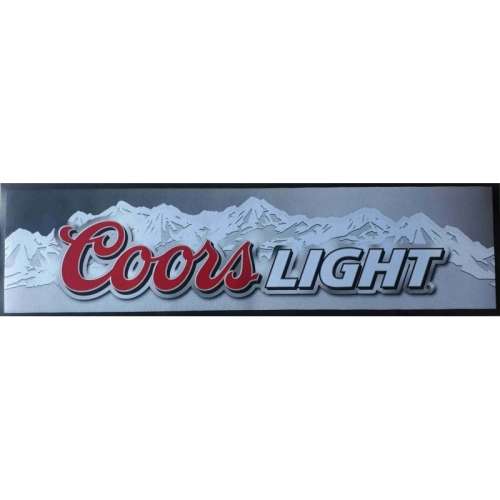 Coors Light wetstop / bar runner.