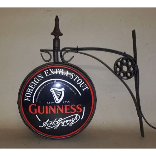 Guinness extra stout. LED double sided advert light