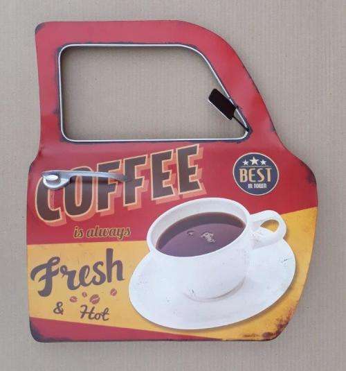 Coffee man cave /garage decor.