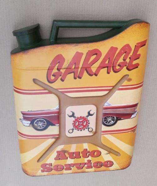 Garage auto service metal garage / wall decor.