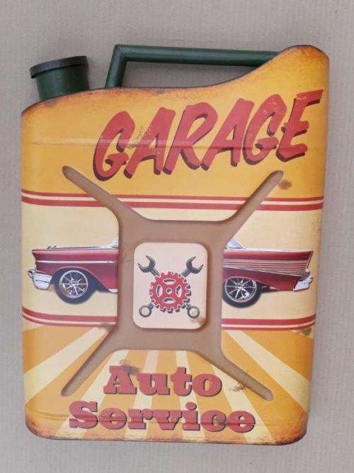 Garage auto service metal garage / wall decor.